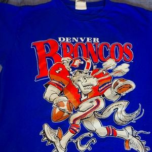 Vintage Dever Broncos T-Shirts mens Large